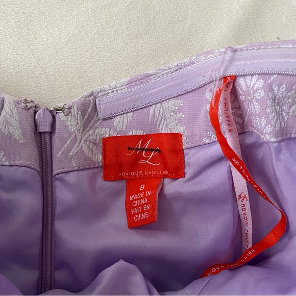 BHLDN Monique Lhuillier lilac Jenner Dress Wedding Guest Dress - Picture 4 of 6